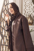 Chocolate Ribbed Long Cardigan - Khotwh