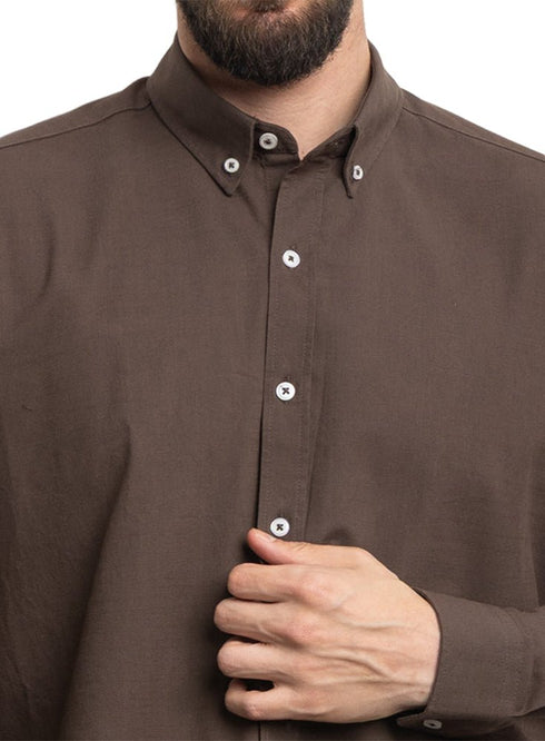 Chocolate Summer - Linen Shirt - Khotwh