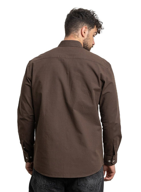 Chocolate Summer - Linen Shirt - Khotwh