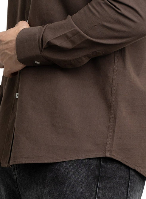 Chocolate Summer - Linen Shirt - Khotwh