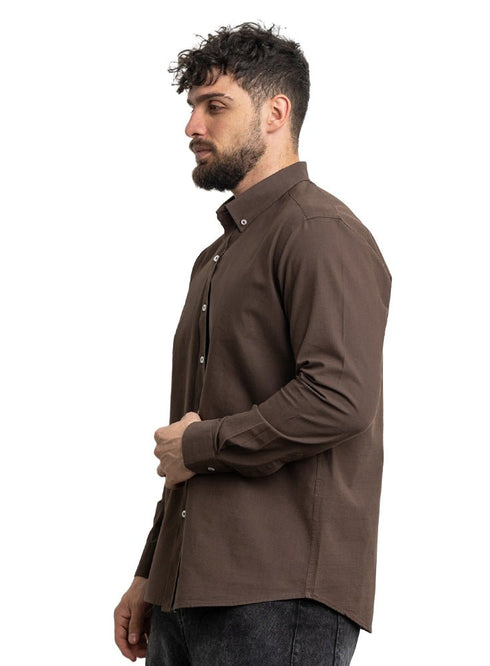 Chocolate Summer - Linen Shirt - Khotwh
