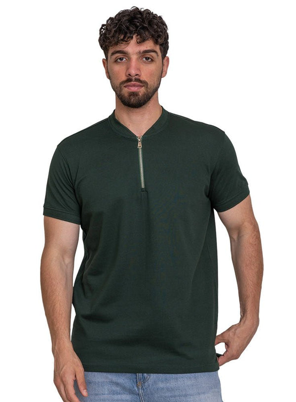 Cilantro Bickeh Zipper T-Shirt - Khotwh