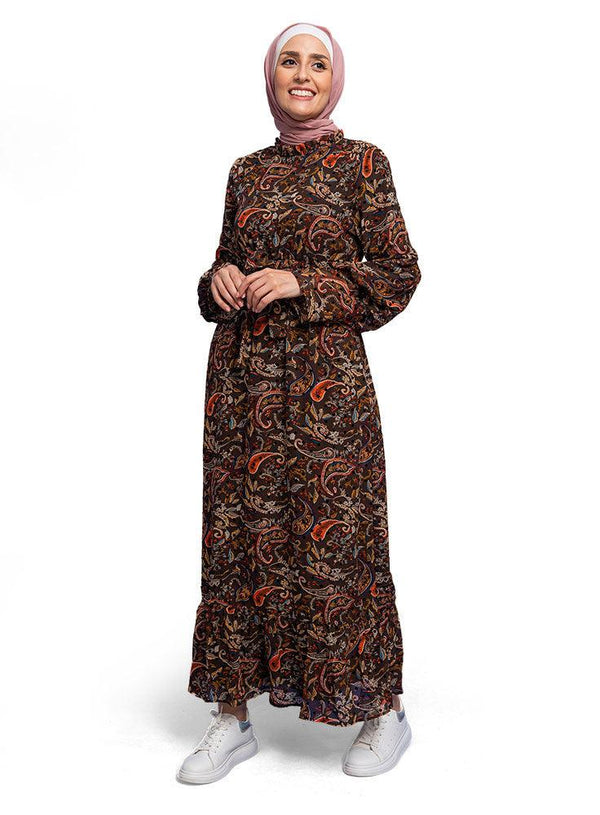 Cilantro Chiffon Dress - Khotwh