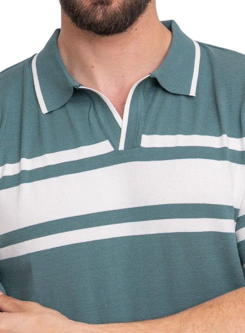 Cilantro Design 7574Knit Polo Neck - T-Shirt - Khotwh