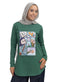 Cilantro-Design 8 Printed Long-Sleeve - Khotwh