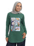 Cilantro-Design 8 Printed Long-Sleeve - Khotwh