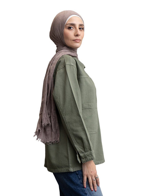 Cilantro Gabardine Jacket 4 - Khotwh