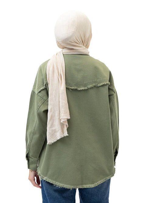 Cilantro Gabardine Jacket 5 - Khotwh