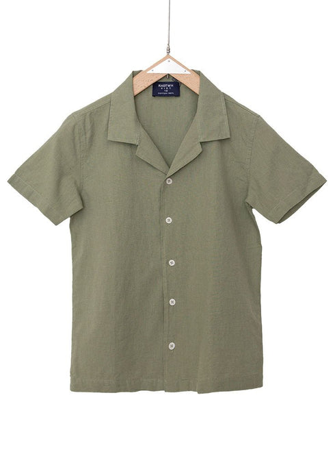 Cilantro Kids Linen Shirt - Khotwh