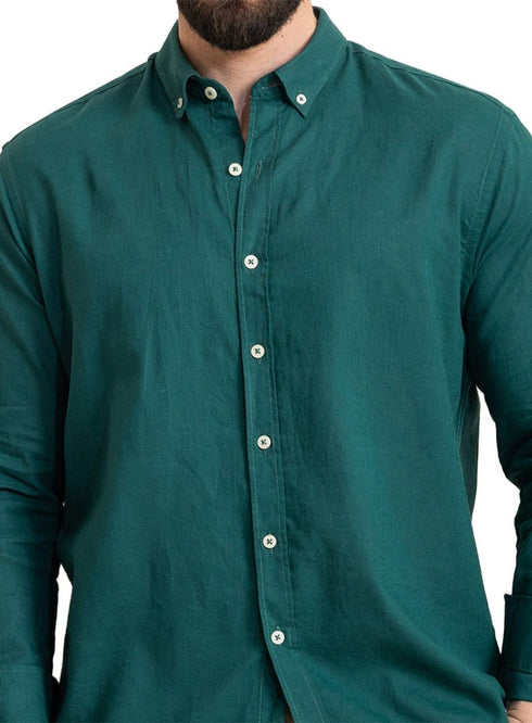 Cilantro Linen Shirt - Khotwh