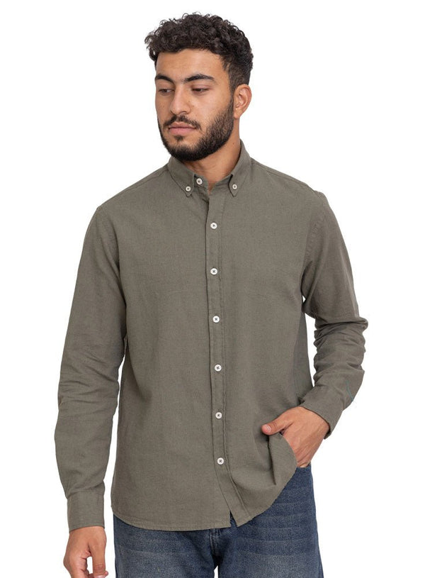Cilantro Linen Shirt - Khotwh