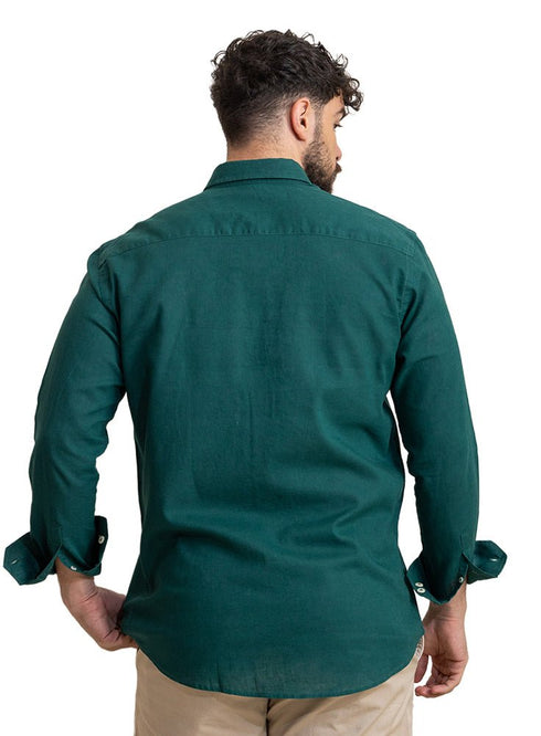 Cilantro Linen Shirt - Khotwh