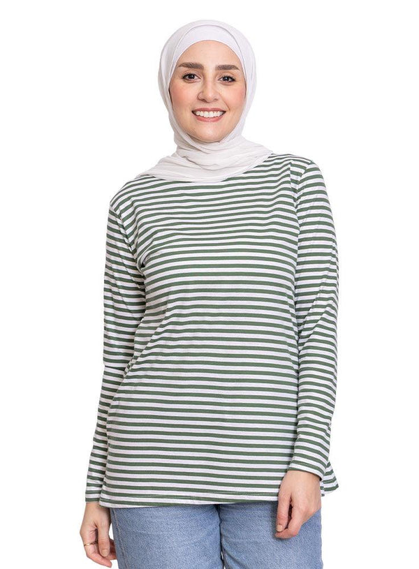 Cilantro Lines Long Sleeve - Khotwh