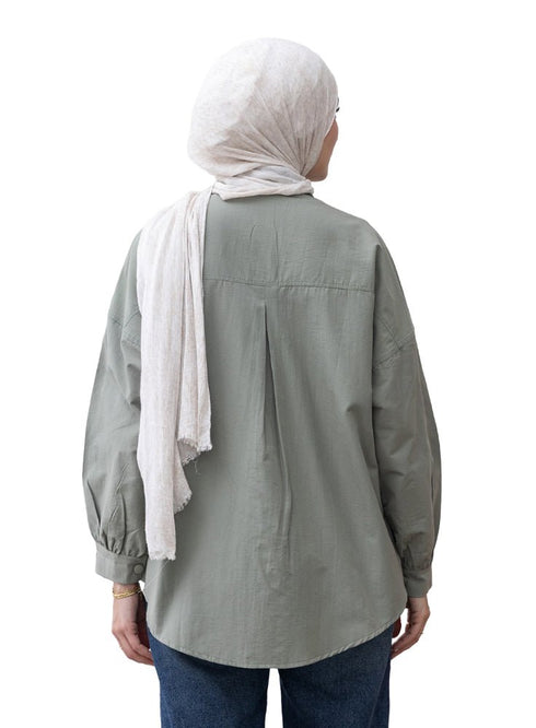 Cilantro Pocket Poplein Shirt - Khotwh