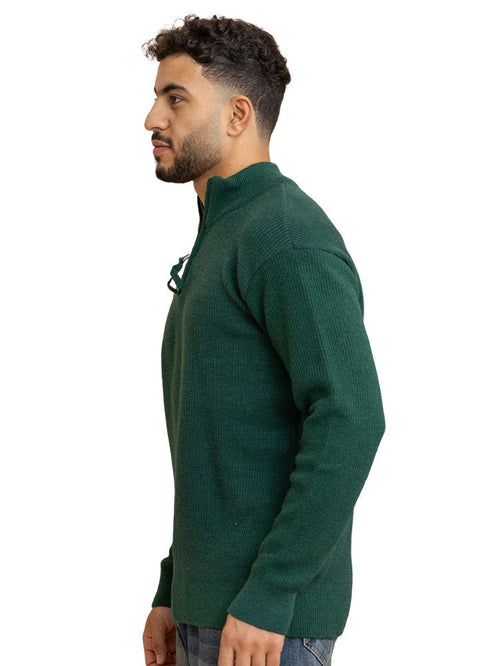 Cilantro Quarter Zipper Pullover - Khotwh
