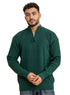 Cilantro Quarter Zipper Pullover - Khotwh
