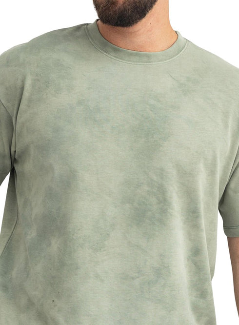 Cilantro TieDie-Oversize Round T-Shirt - Khotwh