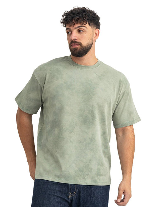 Cilantro TieDie-Oversize Round T-Shirt - Khotwh