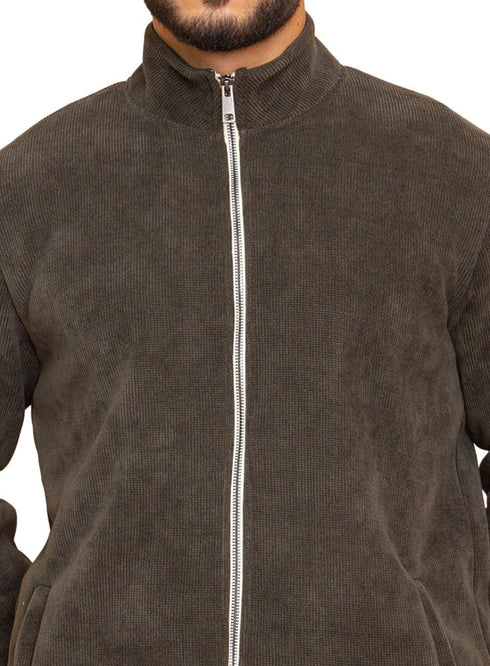 Cilantro Velvet High Neck Sweater - Khotwh