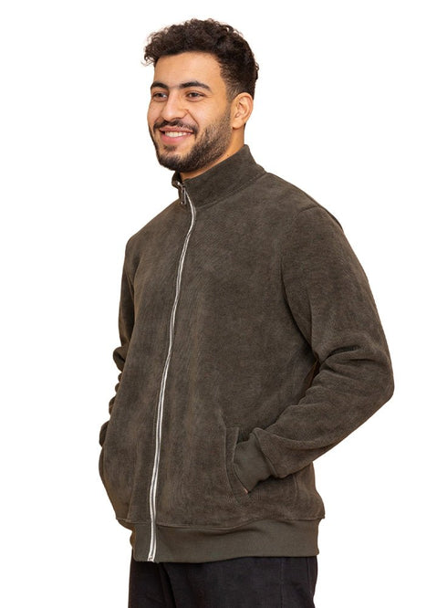 Cilantro Velvet High Neck Sweater - Khotwh