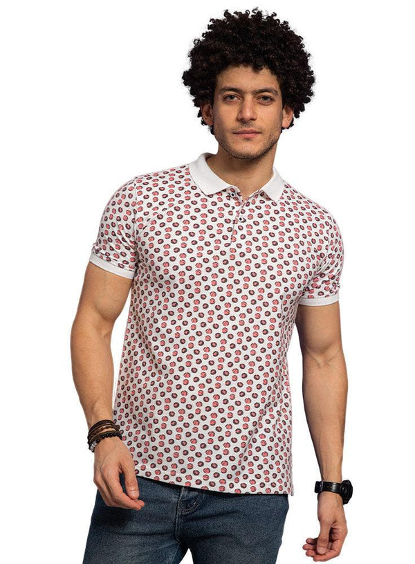 Circle - Simon Printed Polo - Khotwh