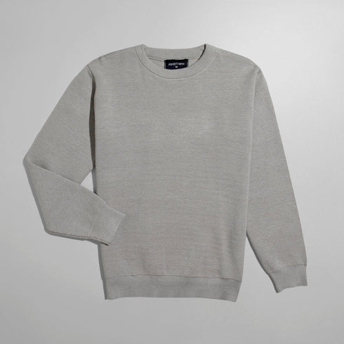 Cloud D - Round Basic Pullover - Khotwh