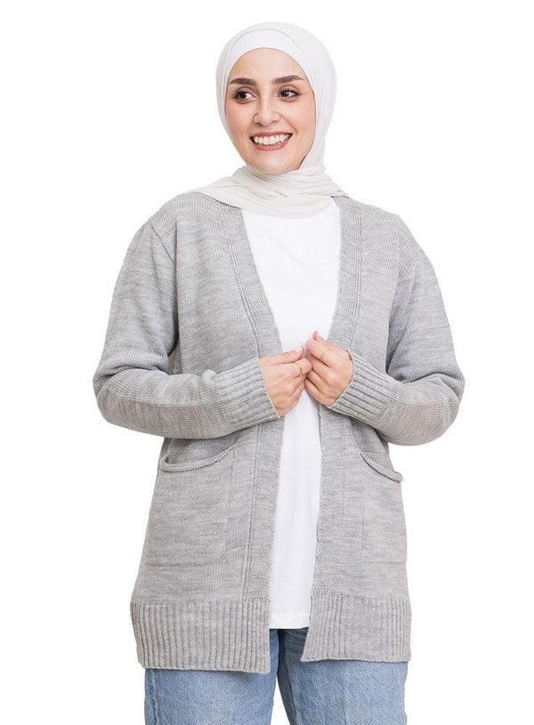 Cloud E - Basic Pocket Cardigan - Khotwh