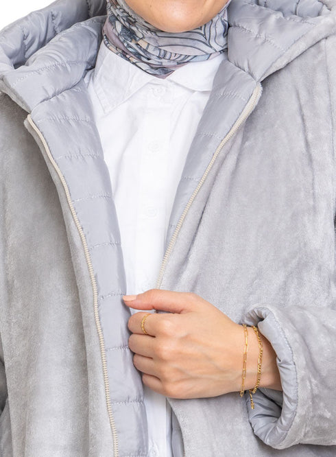 Cloud Long Double Face Jacket - Khotwh
