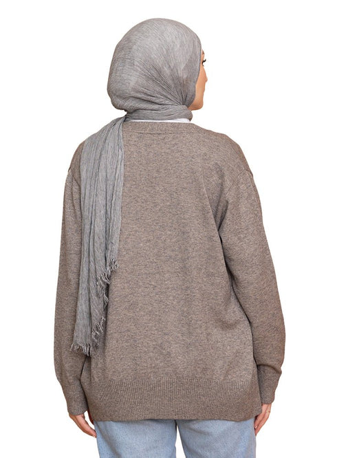 Coffee Andy - Basic Pocket Cardigan - Khotwh