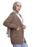 Coffee Basic Pocket Cardigan - Khotwh