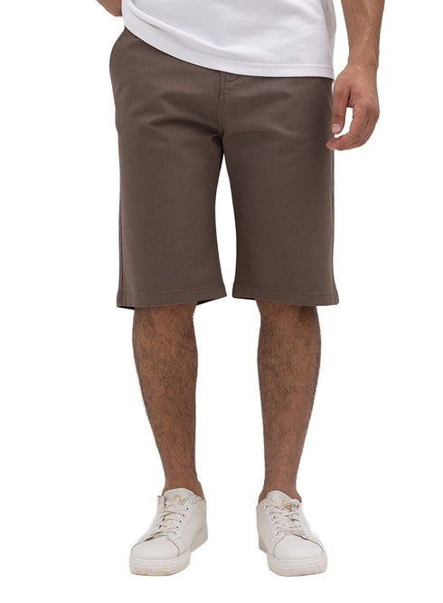 Coffee Classic Gabardine Short - Khotwh