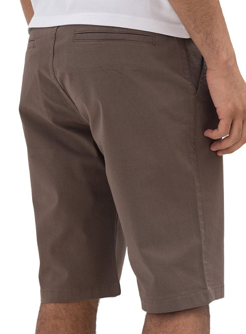 Coffee Classic Gabardine Short - Khotwh