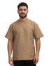 Coffee Crunchy - Oversize Round T-Shirt - Khotwh