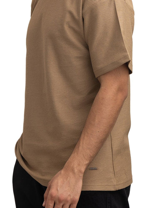 Coffee Crunchy - Oversize Round T-Shirt - Khotwh