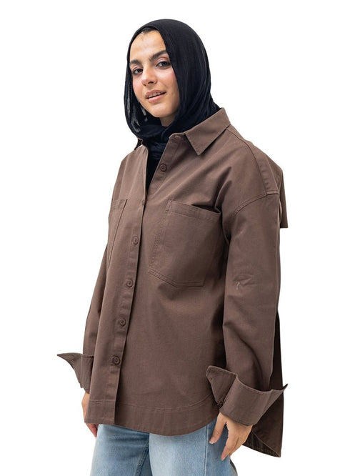 Coffee Cur - Gabardine Shirt - Khotwh