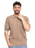 Coffee Design 1153Knit Polo Neck - T-Shirt - Khotwh