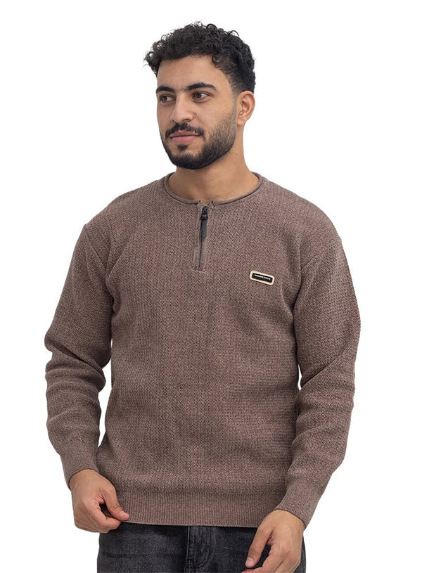 Coffee Design 2636 PF-Basic pullover - Khotwh