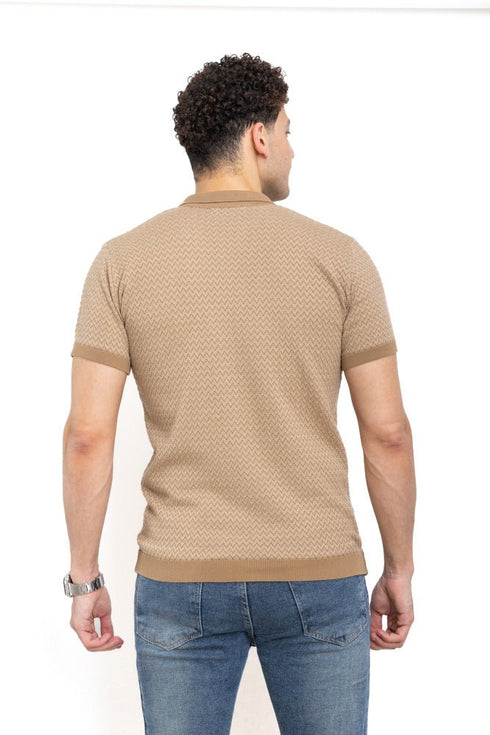 Coffee Design 3 - F - Polo Neck T-Shirt - Khotwh