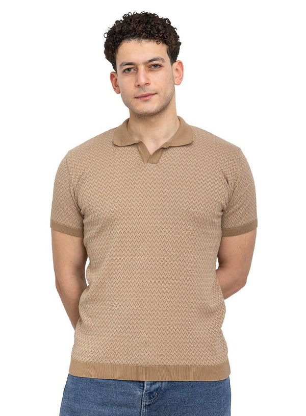 Coffee Design 3 - F - Polo Neck T-Shirt - Khotwh