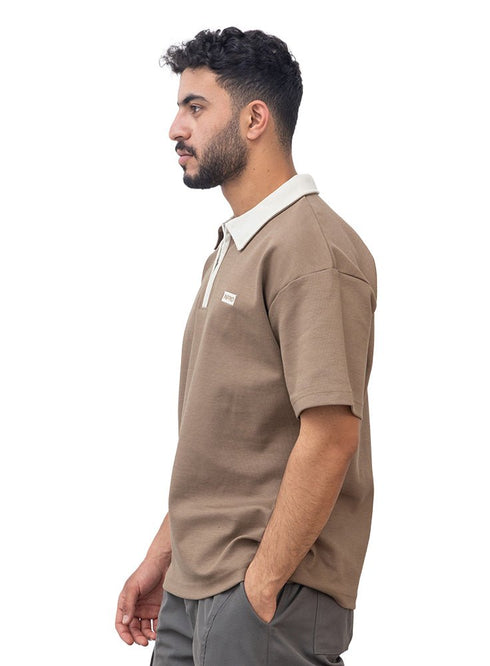 Coffee Design 3011 NF - Polo Neck T-Shirt - Khotwh