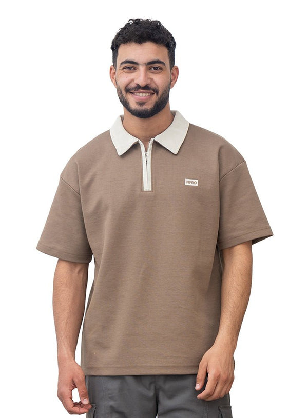 Coffee Design 3011 NF - Polo Neck T-Shirt - Khotwh