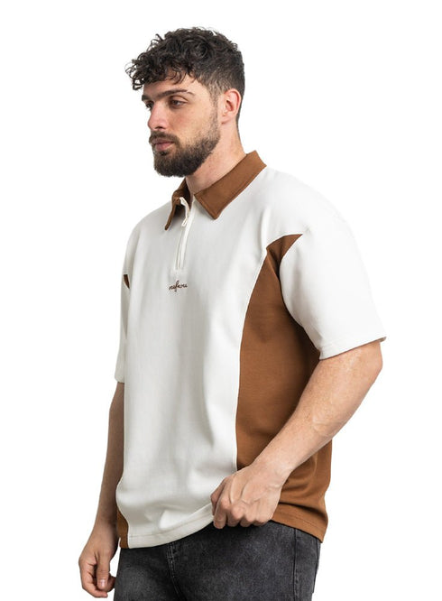 Coffee Design 3018 NF - Polo Neck T-Shirt - Khotwh