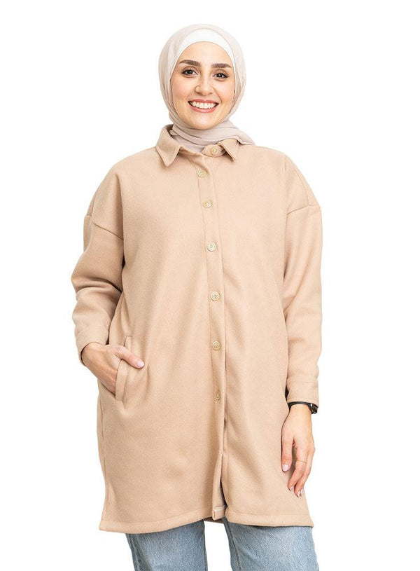 Coffee Feather Shirt - Khotwh