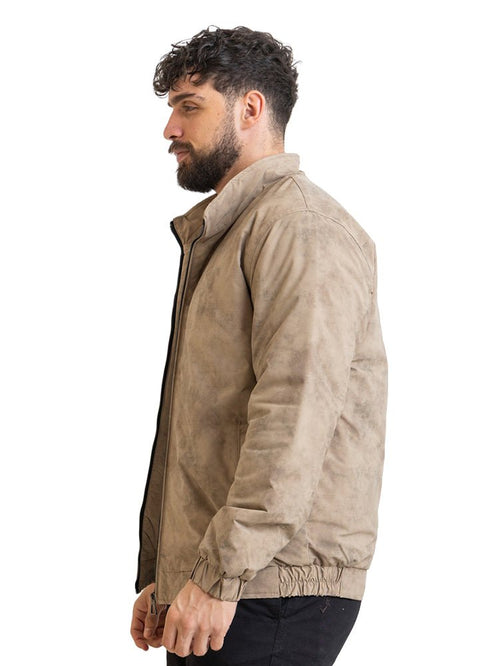Coffee Gabardine Jacket 1 - Khotwh