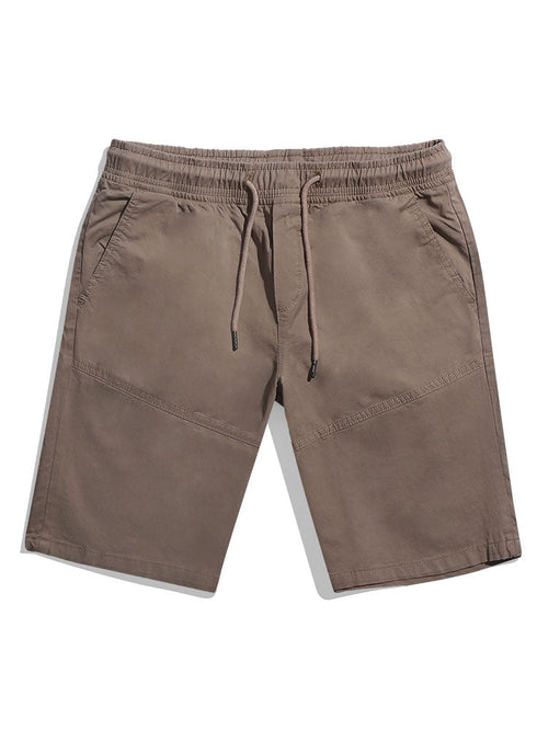 Coffee Gabardine Short - Khotwh