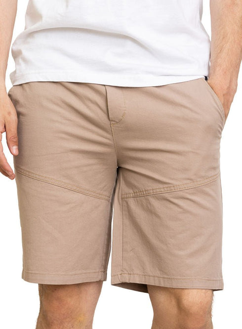 Coffee Gabardine Short - Khotwh