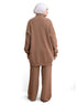 Coffee Knit Suit - Khotwh
