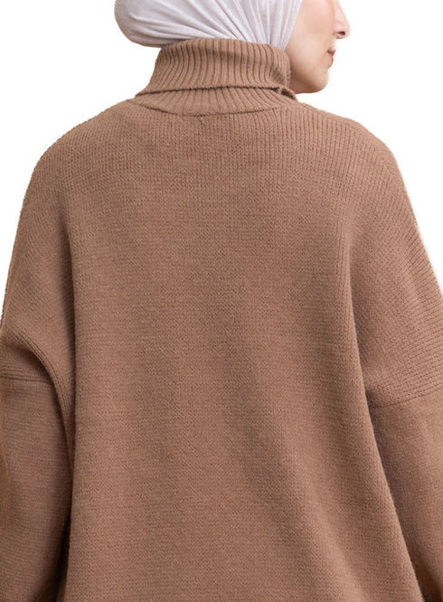 Coffee Knit Suit - Khotwh
