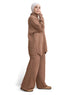 Coffee Knit Suit - Khotwh