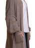 Coffee Knitted - Long Cardigan - Khotwh